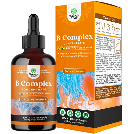 Natures Craft complejo b líquido vegano 120 porciones