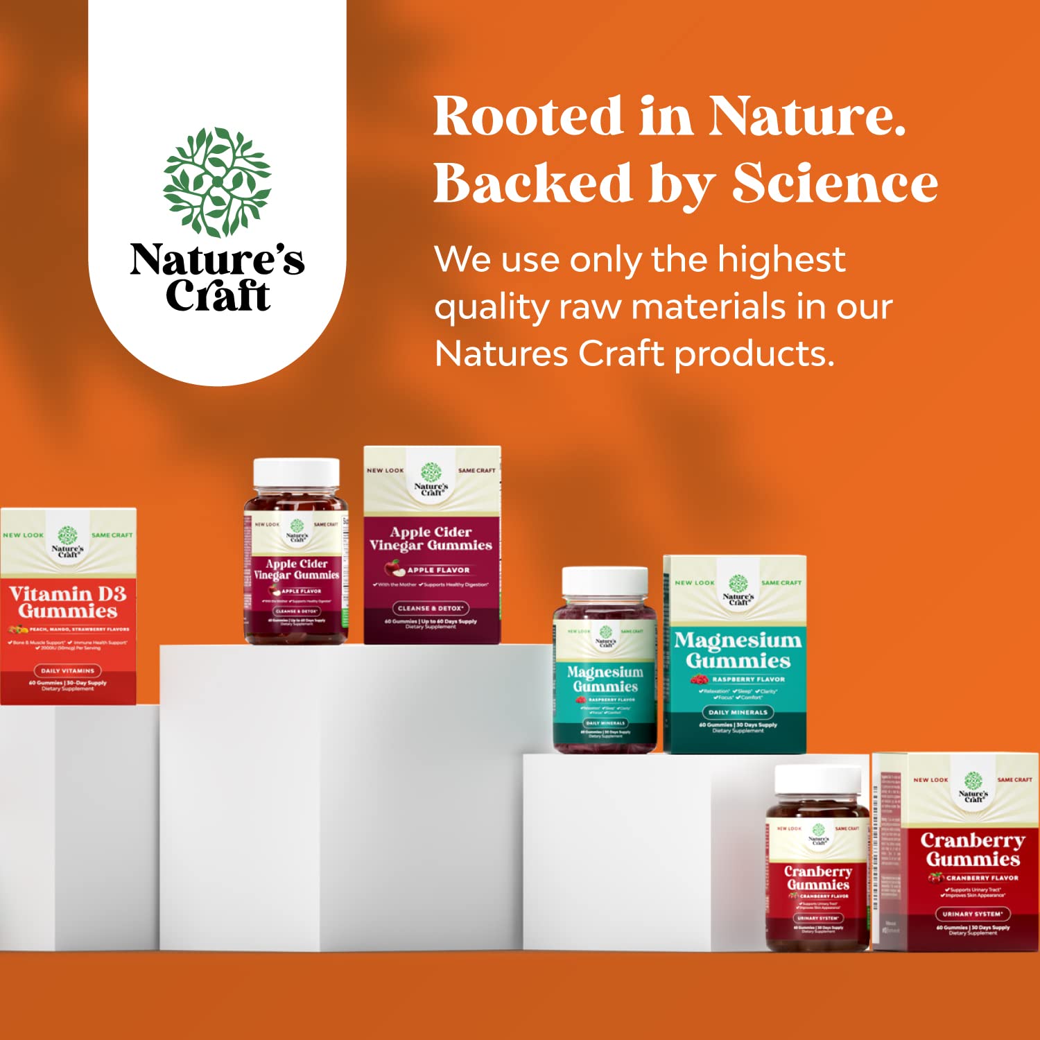 Natures Craft gomitas multivitamínicas mezcladas con zinc