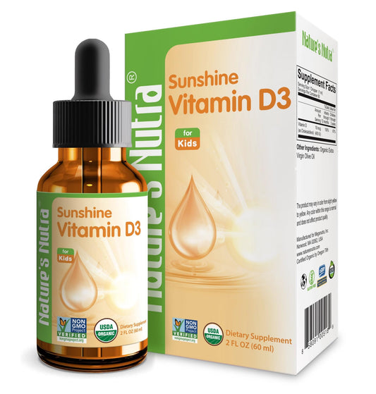 Nature's Nutra Sunshine gotas vitamina D3 para bebés y niños
