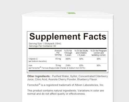 Suplemento Nature's Nutra para niños y adultos sabor arándano