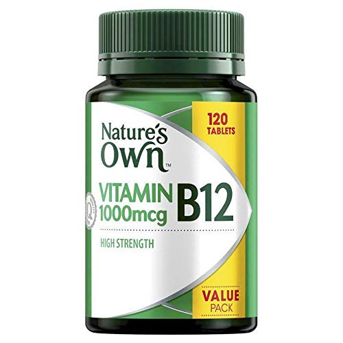 Botella Nature's Own vitamina B12 1000 mcg 120 tabletas