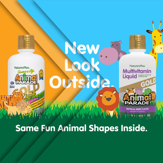 Natures Plus Animal Parade Gold nuevo diseño mismos estándares