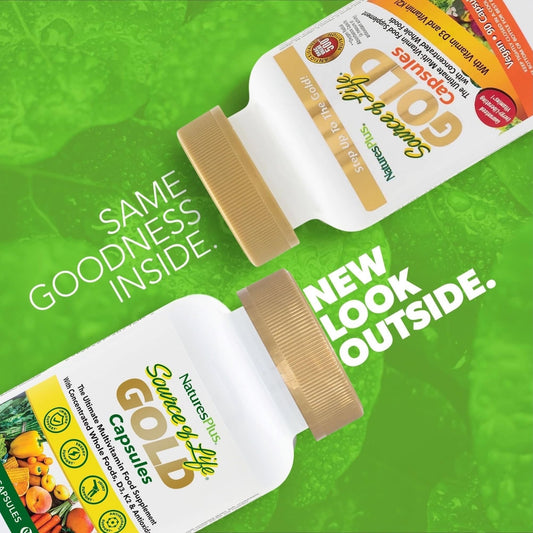 Natures Plus Gold multivitamínico nueva presentación