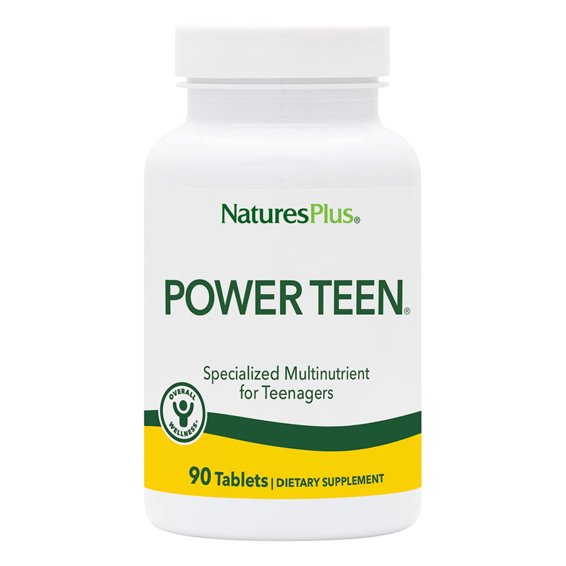 Natures Plus Power Teen multivitamínico 90 tabletas