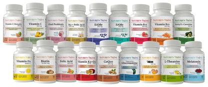 Nature's Trove suplemento vitamina B12 240 tabletas masticables