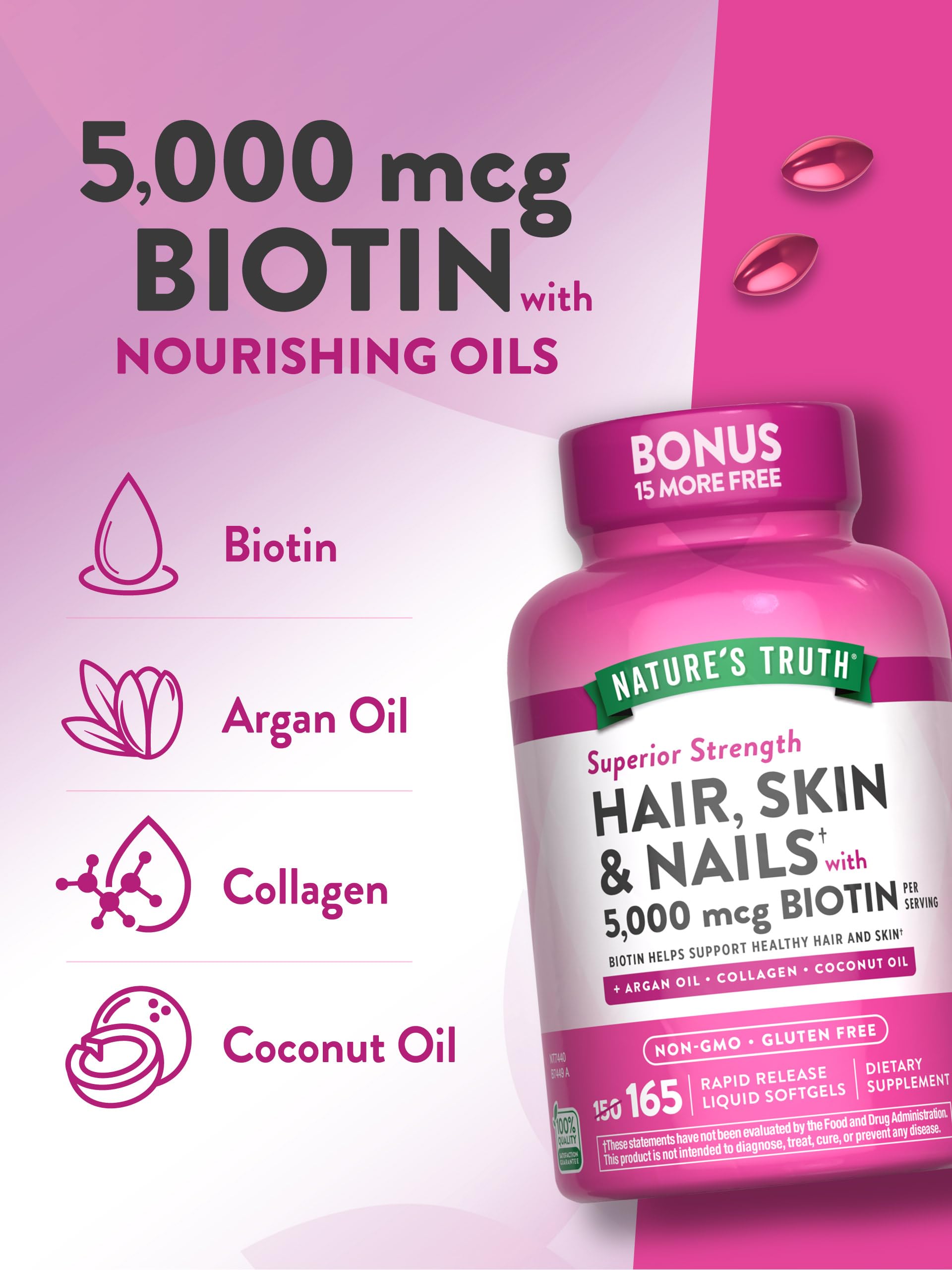 Nature's Truth sin OGM sin gluten