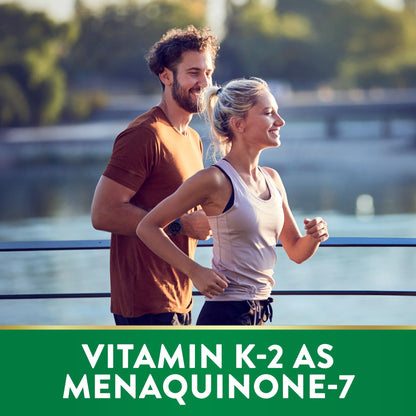 Etiqueta de información del suplemento vitamina K2 Nature's Truth