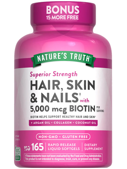 Nature's Truth vitaminas cabello piel uñas
