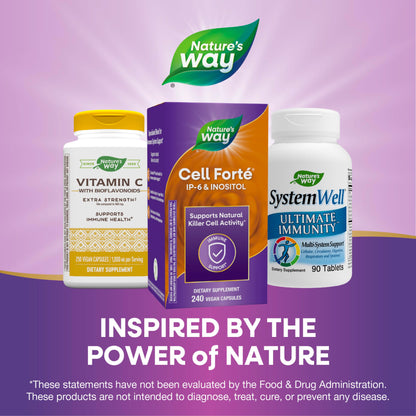 Embalaje suplementario Nature's Way Cell Forté 240 cápsulas
