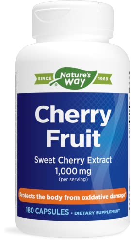 Nature's Way extracto de cereza dulce 1,000 mg 180 cápsulas