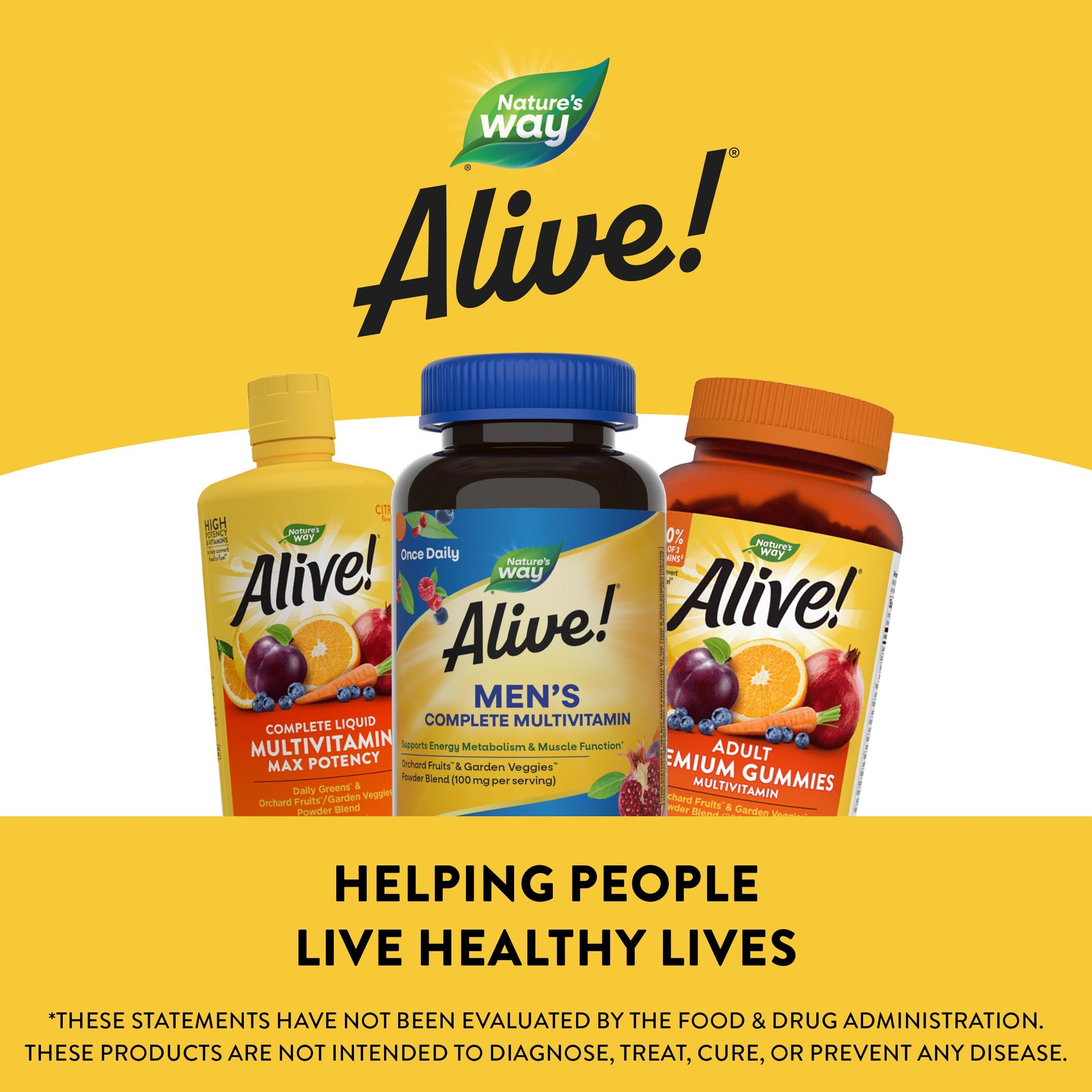 Nature's Way línea de productos multivitamínicos