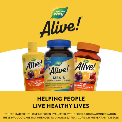 Nature's Way línea de productos multivitamínicos