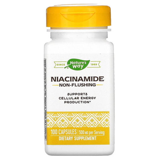 Nature's Way niacinamida 500 mg caja frontal
