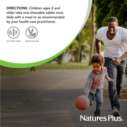 Paquete doble NaturesPlus AcidophiKidz 180 tabletas probióticas niños