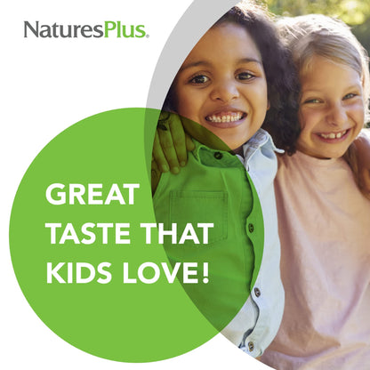 Multivitamínico infantil de NaturesPlus, fuente de vida líquida.