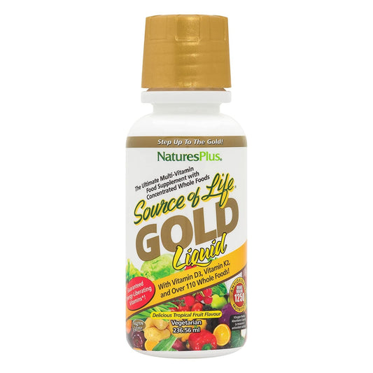 NaturesPlus Source of Life Gold Multivitamínico Líquido con Vitaminas