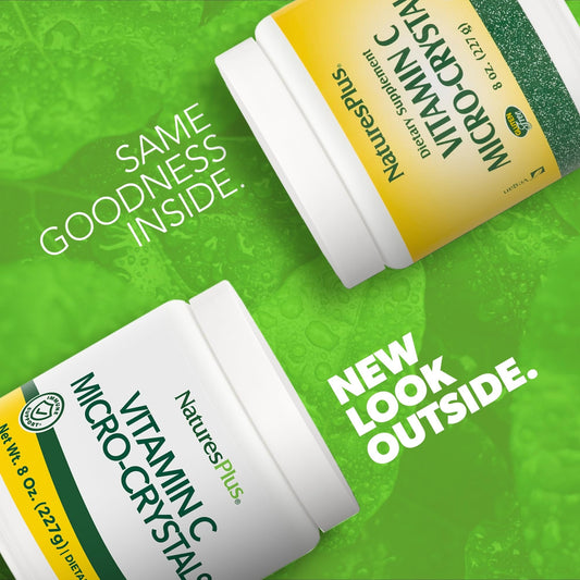NaturesPlus suplemento vitamina c microcristales envase detalle