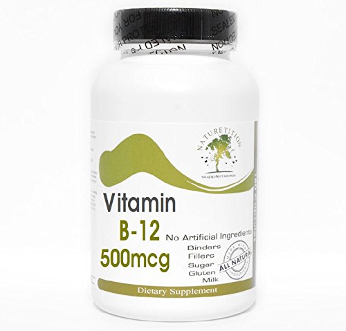Naturetition Vitamina B-12 500mcg caja 100 cápsulas sin aditivos