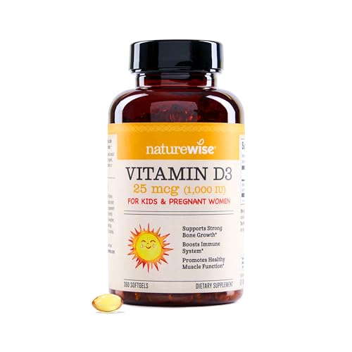 Paquete NatureWise vitamina D3 1000 UI y B12 360 cápsulas blandas
