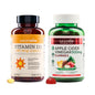 NatureWise vitamina d3 y gomitas vinagre sidra manzana paquete frontal