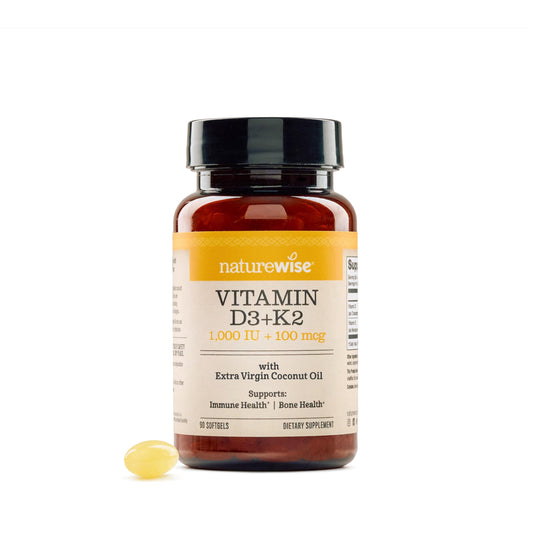 NatureWise vitamina d3 k2 90 softgels envase