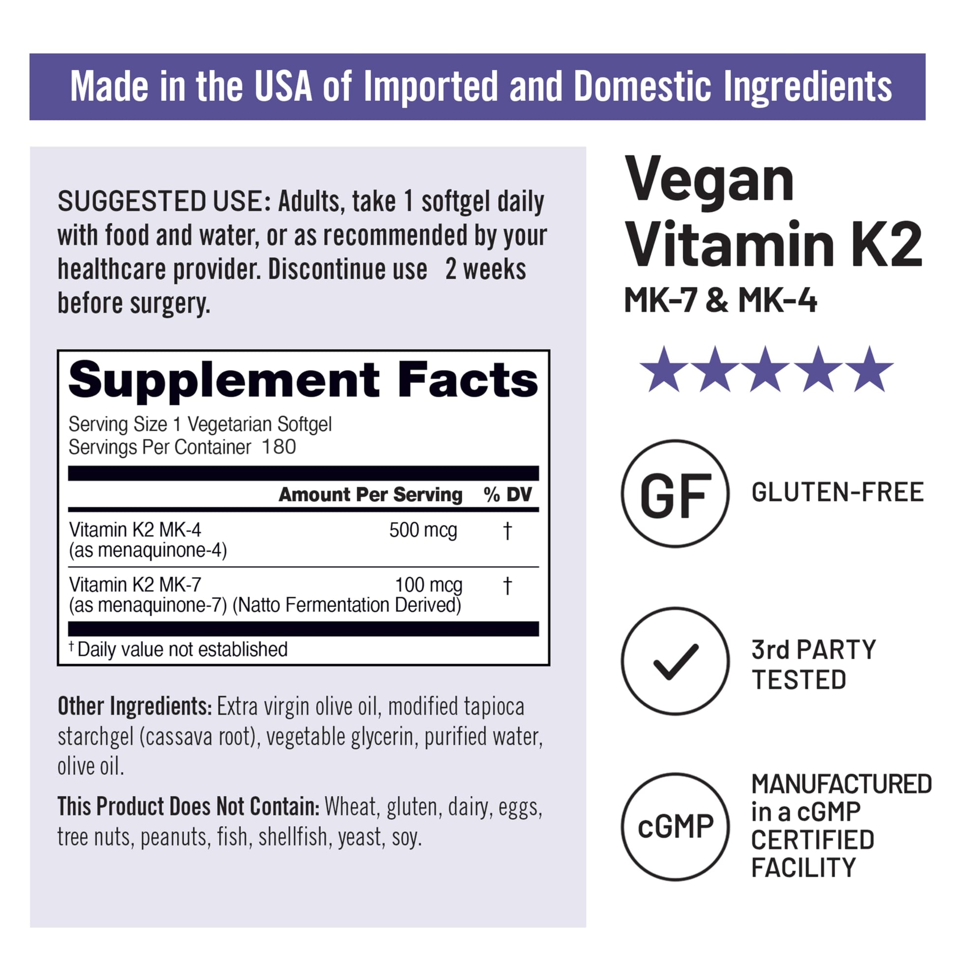 NatureWise vitamina k2 beneficios salud ósea y cardíaca texto