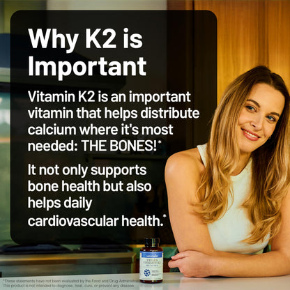 NatureWise vitamina k2 etiqueta frontal detalles