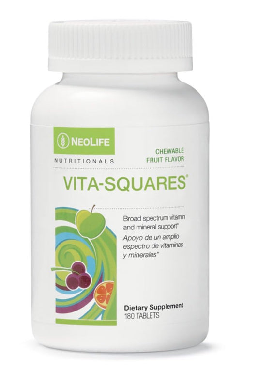 Neo Life Vita-Squares multivitaminas para niños sabor baya cítrico