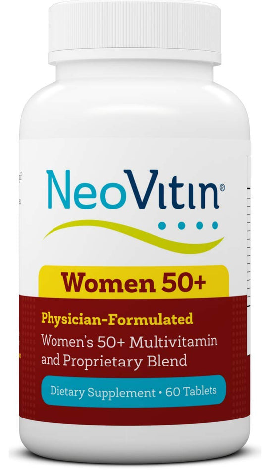 Botella de multivitamínico NeoVitin Mujeres 50+