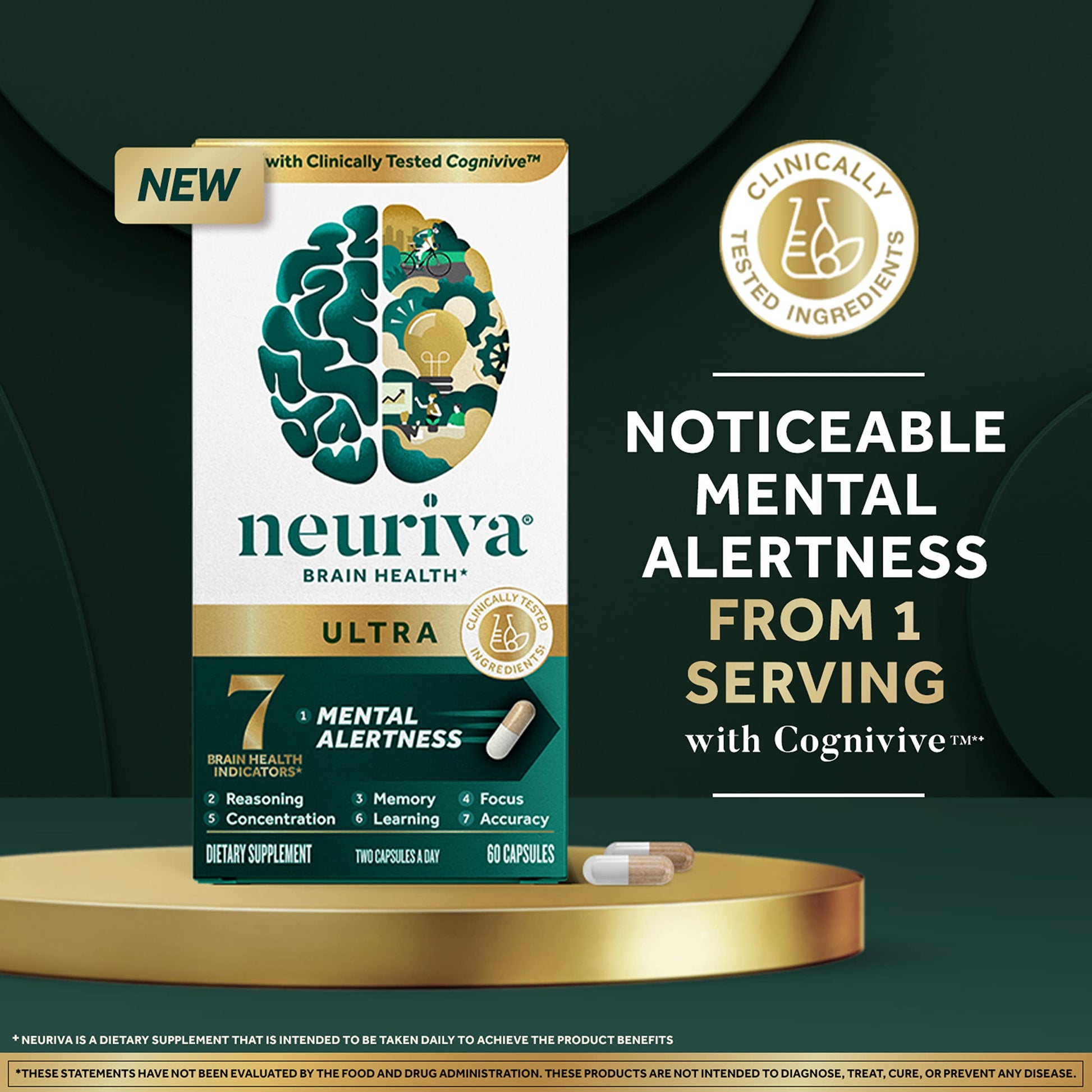 Caja de Neuriva Ultra cápsulas para salud cerebral