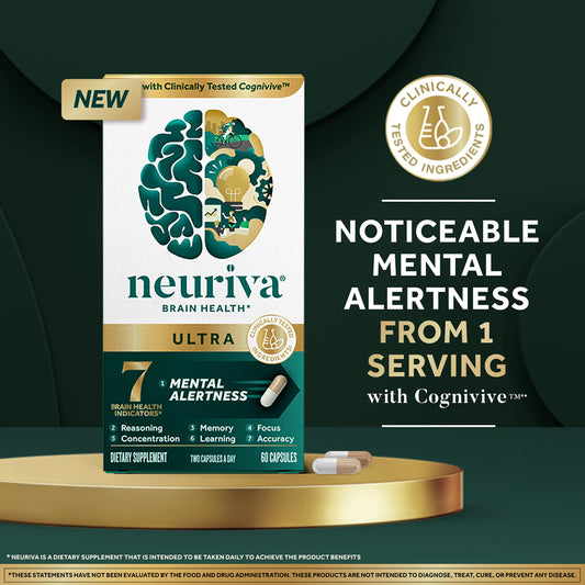 Caja de Neuriva Ultra cápsulas para salud cerebral