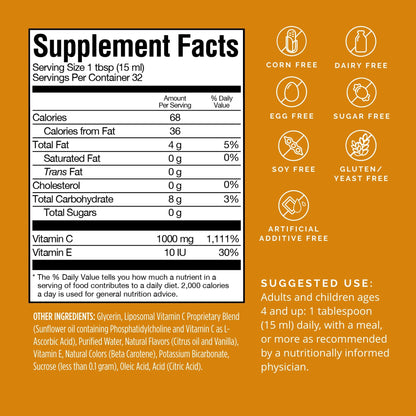 Neuro-C vitamina c liposomal brainmd apoyo inmunológico salud cerebral