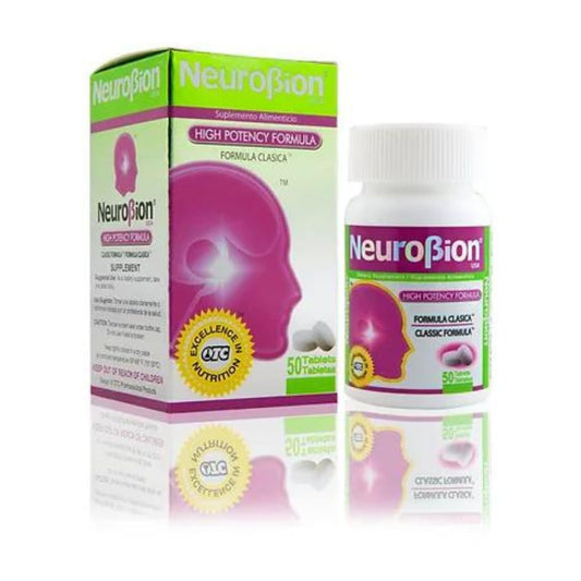 Neurobion clásico 50 tabletas suplemento de vitamina B