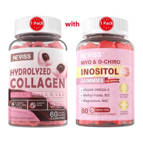 NEVISS gominolas colágeno hidrolizado y inositol frasco frontal