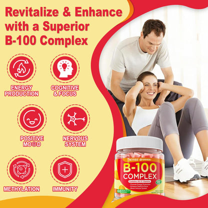 Neviss gomitas vitaminas B100 sin colores ni sabores artificiales