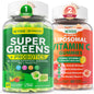 Botella NEVISS Super Greens gomitas 60 unidades