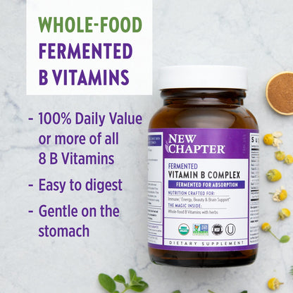nuevo capítulo complejo vitamina b suplemento saludable orgánico