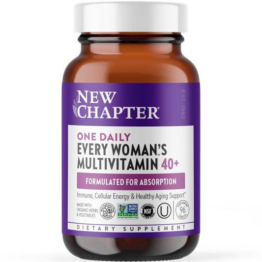 Botella de multivitamínico New Chapter para mujeres 40+