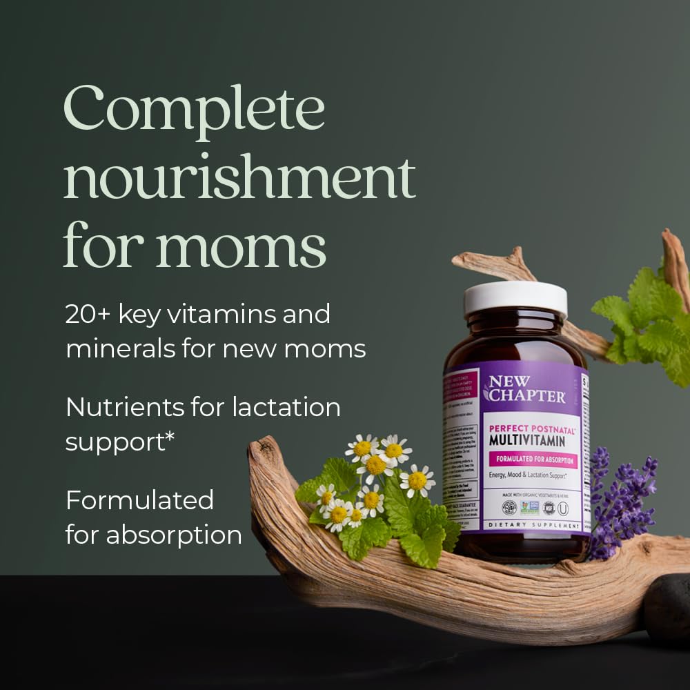 New chapter multivitamínico postnatal ingredientes detalle