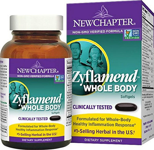 New Chapter Zyflamend suplemento cuerpo completo 60 cápsulas blandas