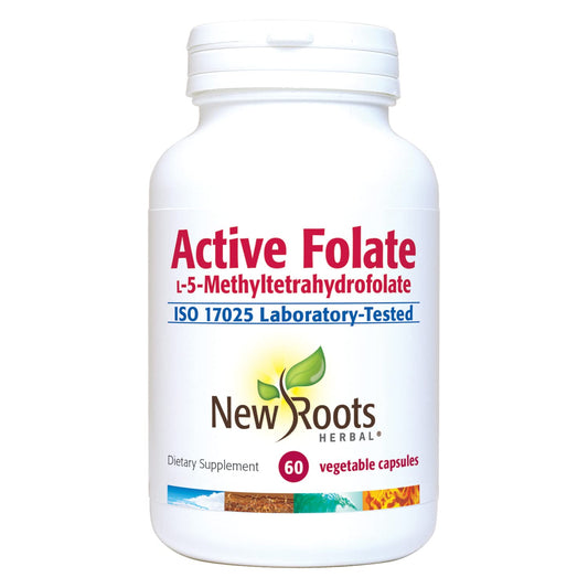 NEW ROOTS HERBAL folato activo 1000 mcg caja frontal