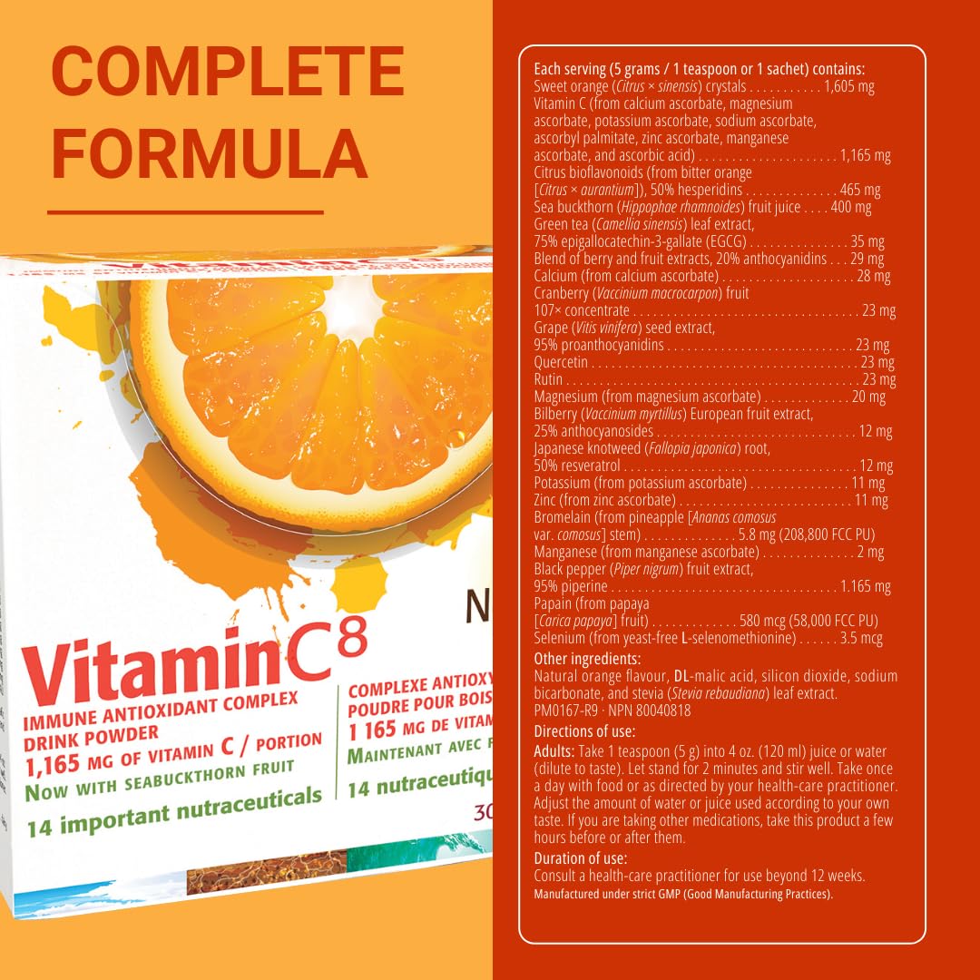 New Roots suplemento polvo vitamina c antioxidante y electrolitos