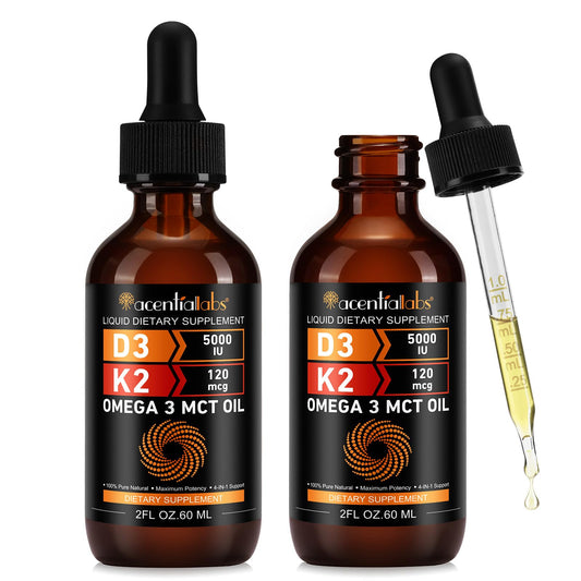 Botellas de vitamina d3 k2 líquida newseel paquete de dos