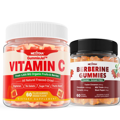 Nextdia gomitas berberina y vitamina c paquete suplementos