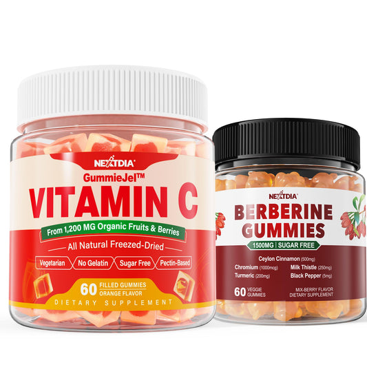 Nextdia gomitas berberina y vitamina c paquete suplementos