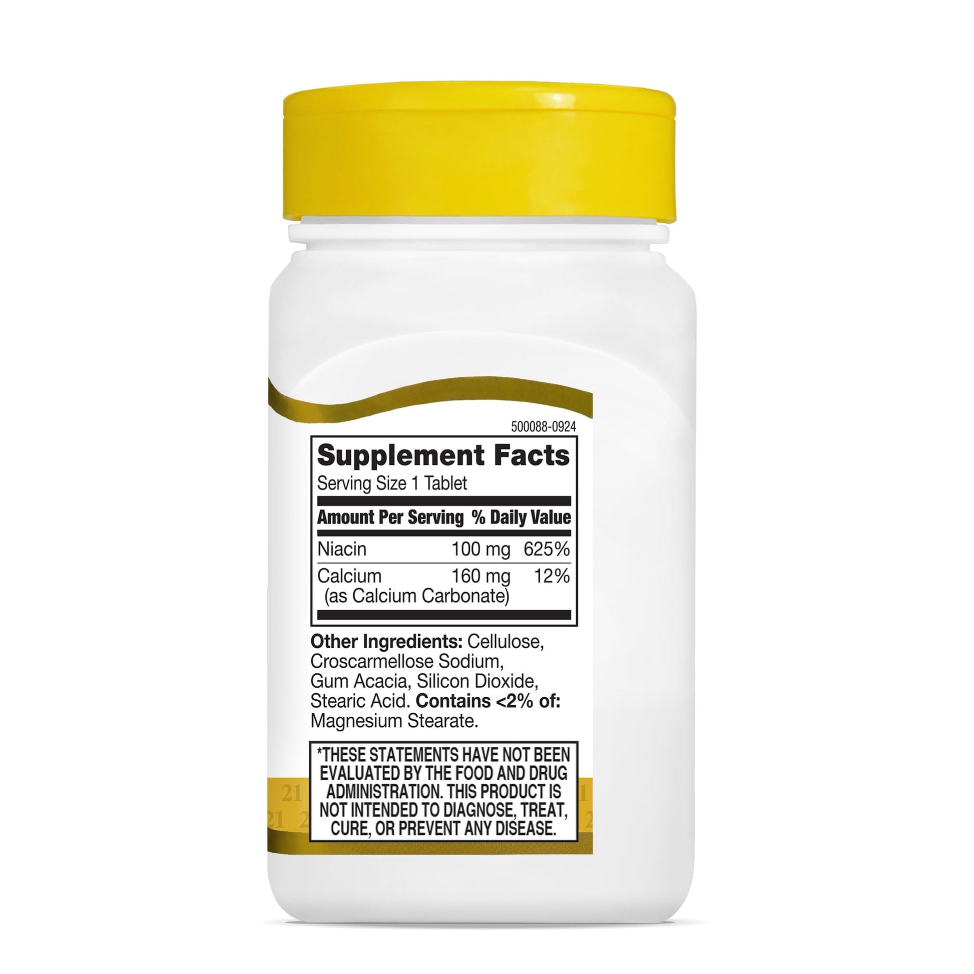 Niacina 100 mg 21st Century empaquetado