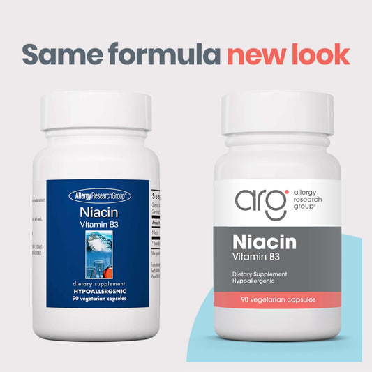Niacina Allergy Research Group vitaminas B3 metabolismo energía
