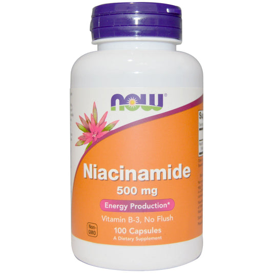 Niacinamida 500mg cápsulas paquete frontal