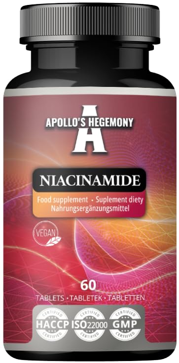 Niacinamida APOLLO'S HEGEMONY botella 60 tabletas veganas