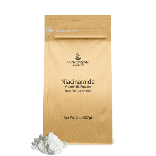 Botella de Niacinamida en polvo PURE ORIGINAL INGREDIENTS 2 lb